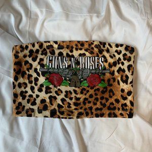 FOREVER 21 Guns N' Roses Tube Top Size S